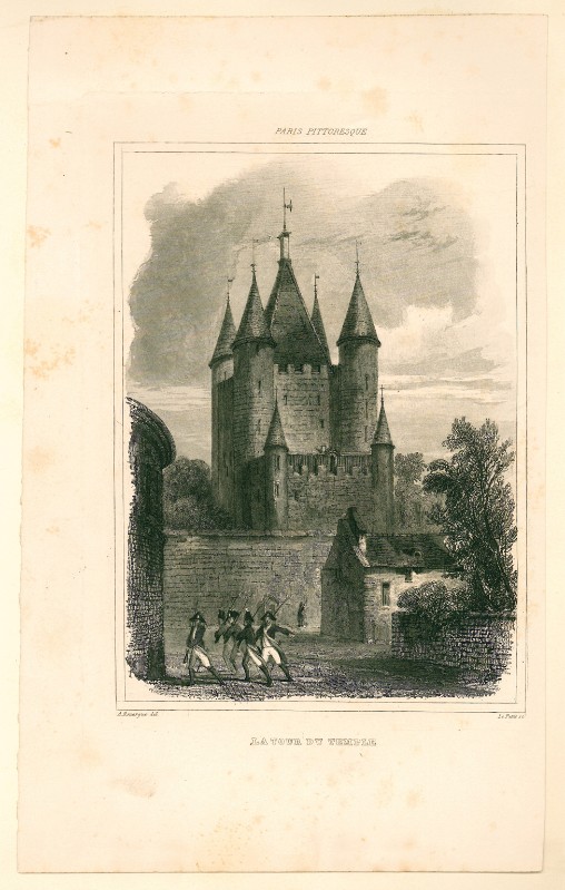Le Petit (1834), Veduta della Tour du Temple a Parigi