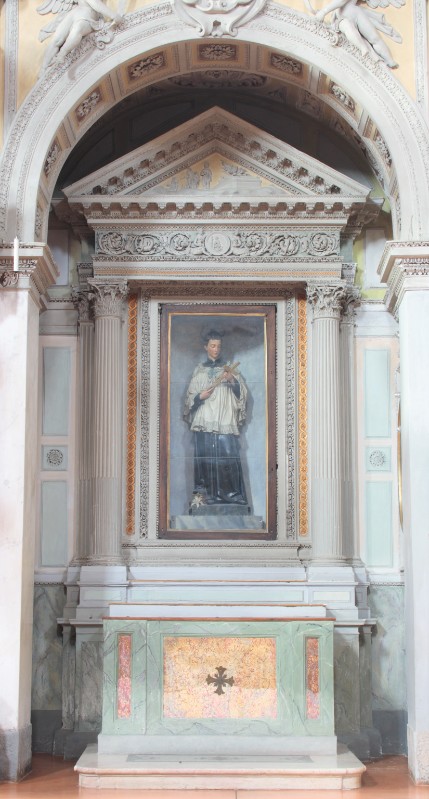 Camuzio F.- Camuzio C. sec. XVIII, Altare di San Luigi Gonzaga
