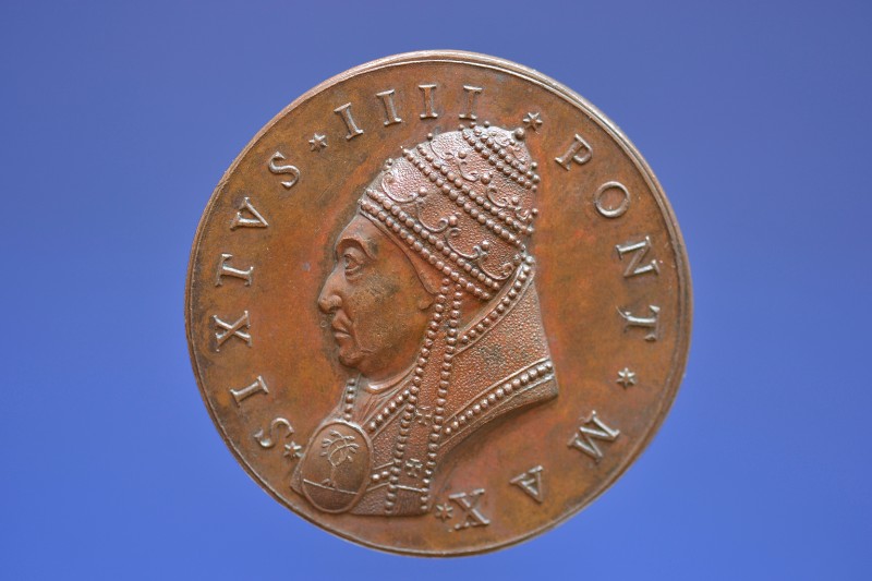 Bottega romana sec. XIX, Medaglia di Sisto IV