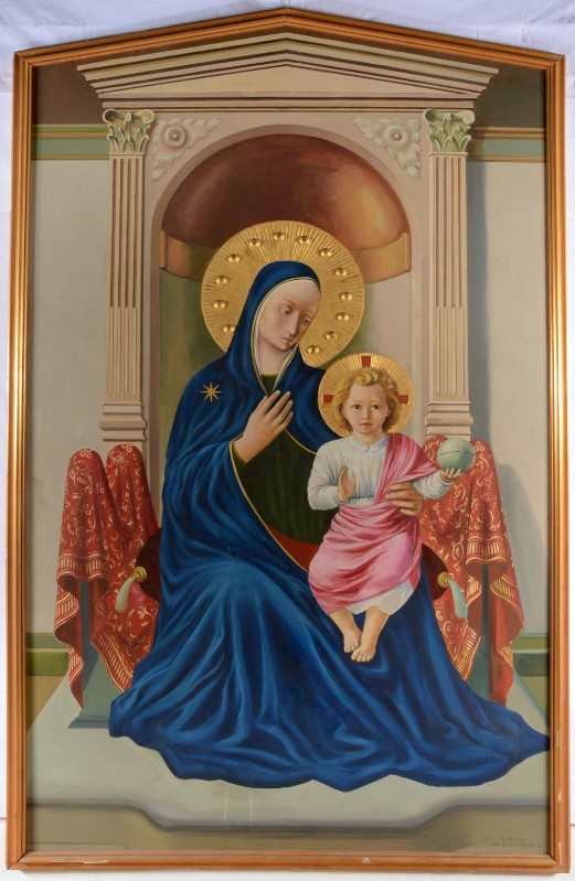 Piccoli E. sec. XX, Madonna con Bambino