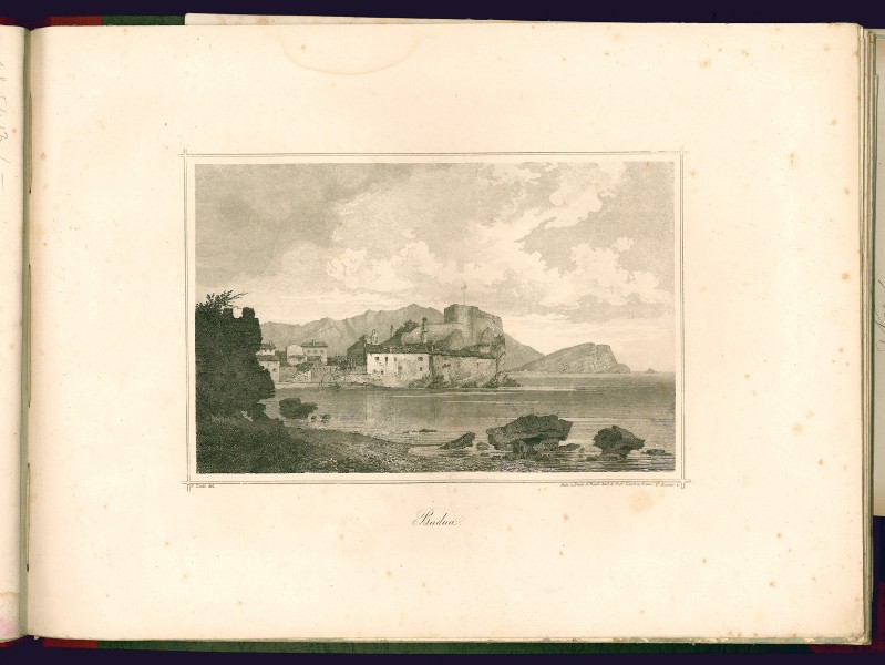Ahrens P. (1855), Veduta di Budua