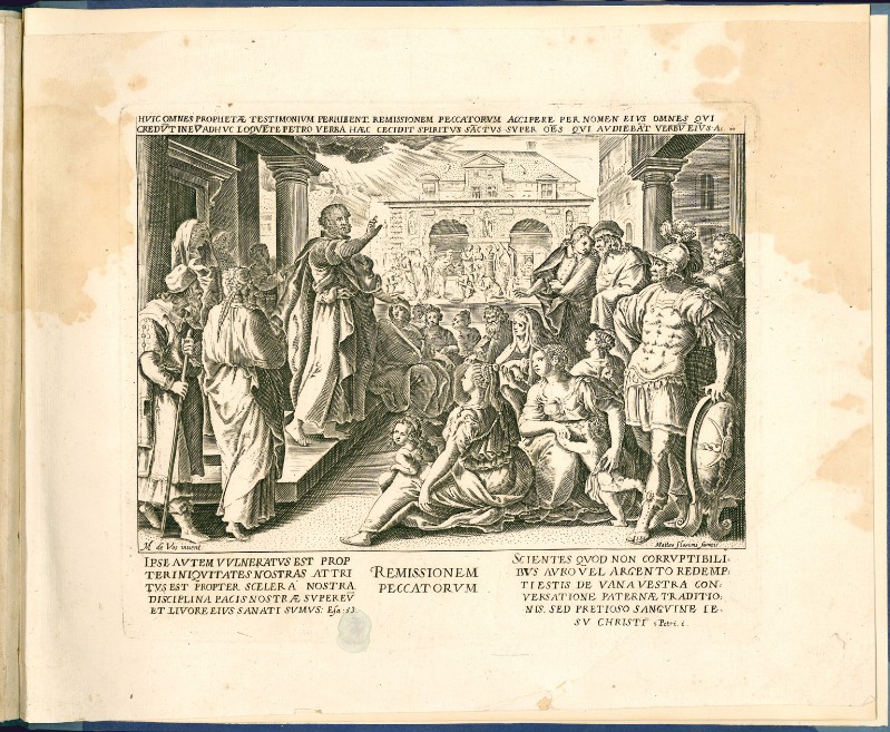 Florimi M. primo quarto sec. XVII, Predicazione di S. Pietro