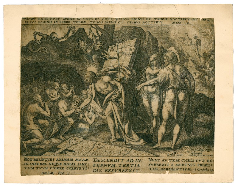 Sadeler J. (1575), Gesù Cristo al limbo