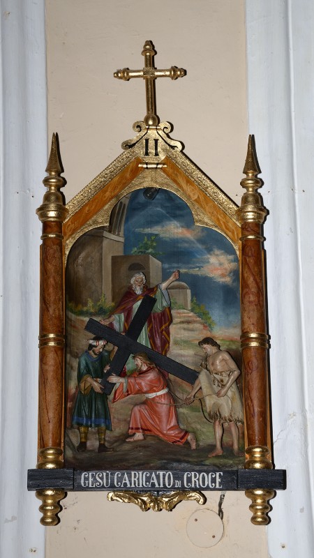 Caretta R. sec. XX, Scultura di Gesù caricato della croce