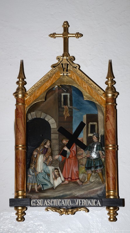 Caretta R. sec. XX, Scultura di Gesù asciugato dalla Veronica