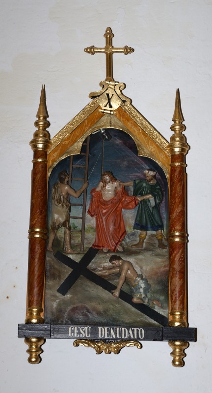 Caretta R. sec. XX, Scultura di Gesù spogliato e abbeverato di fiele