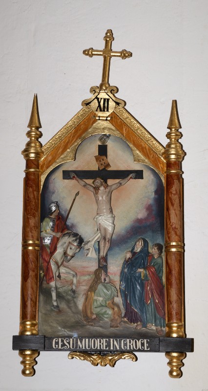 Caretta R. sec. XX, Scultura di Gesù morto in croce