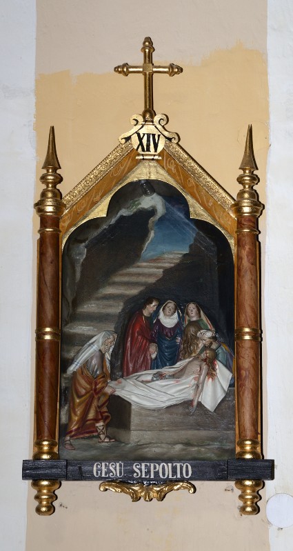 Caretta R. sec. XX, Scultura di Gesù deposto nel sepolcro