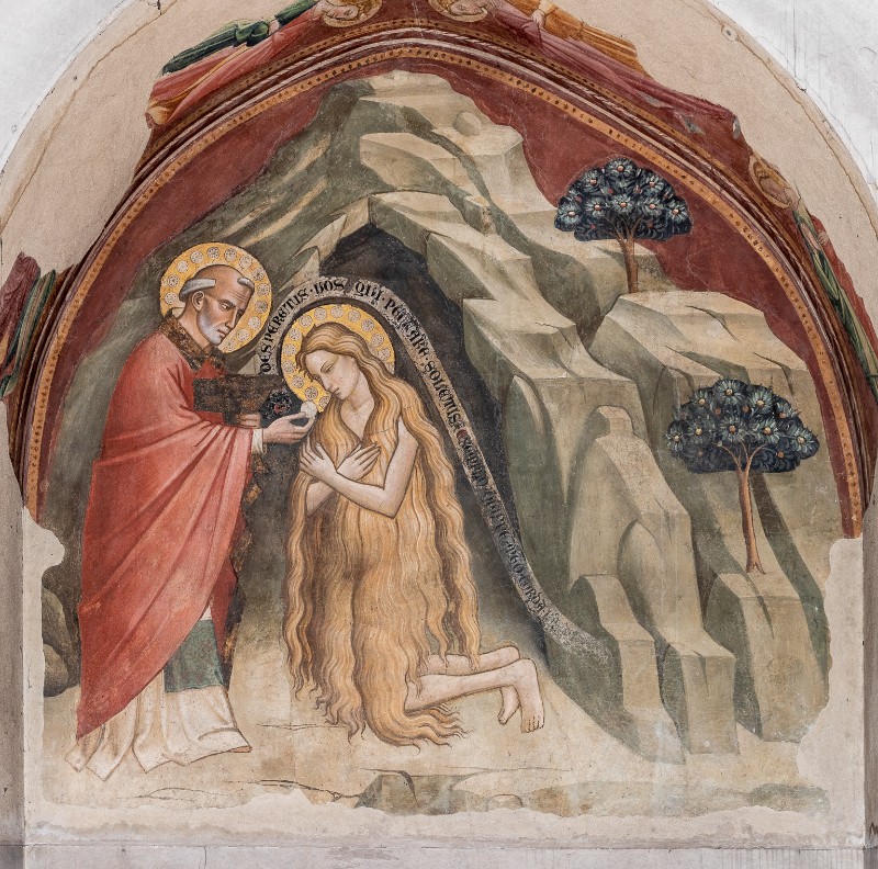 Cenni di Francesco sec. XV, Affresco con Santa Maria Egiziaca