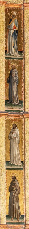 Lorenzo Monaco (1422-1424), Pilastrino destro con santi