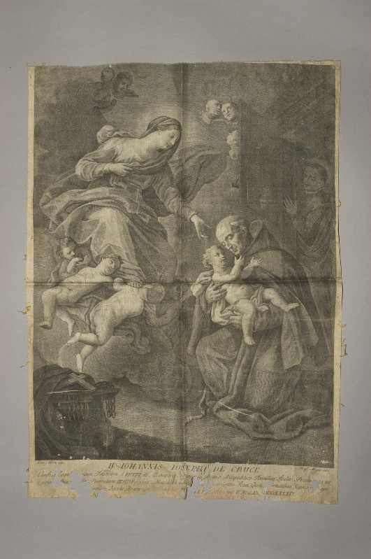 Aloja R. (post 1789), S. Giovanni Giuseppe della Croce con Gesù Bambino