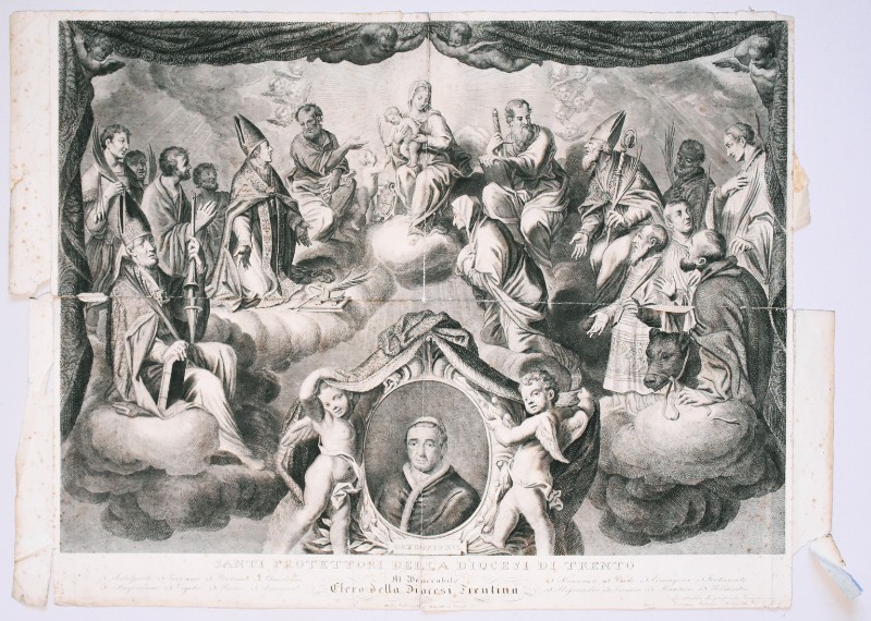 Andreis P. sec. XIX, Madonna con Bambino e santi patroni di Trento 2/2