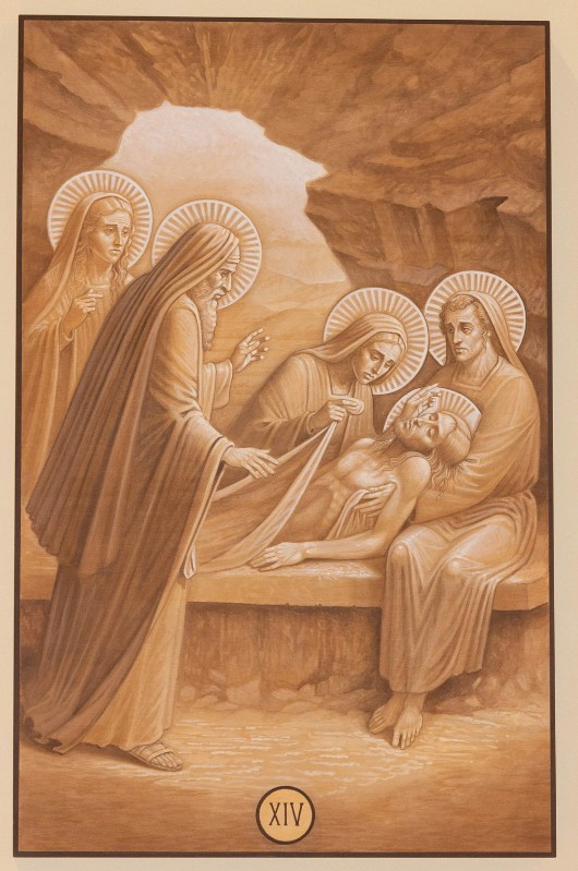 Casentini P. (2019), Dipinto di Gesù Cristo deposto nel sepolcro