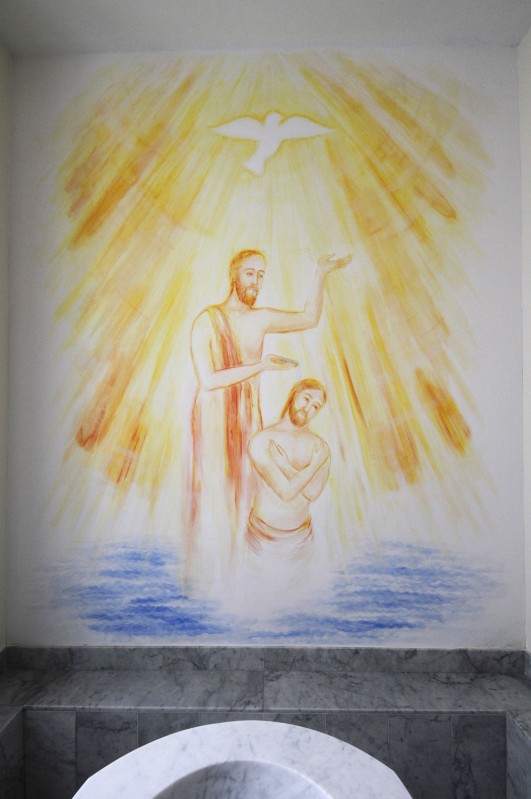 Vassalluzzo R. (2021), Dipinto con il Battesimo di Gesu' Cristo