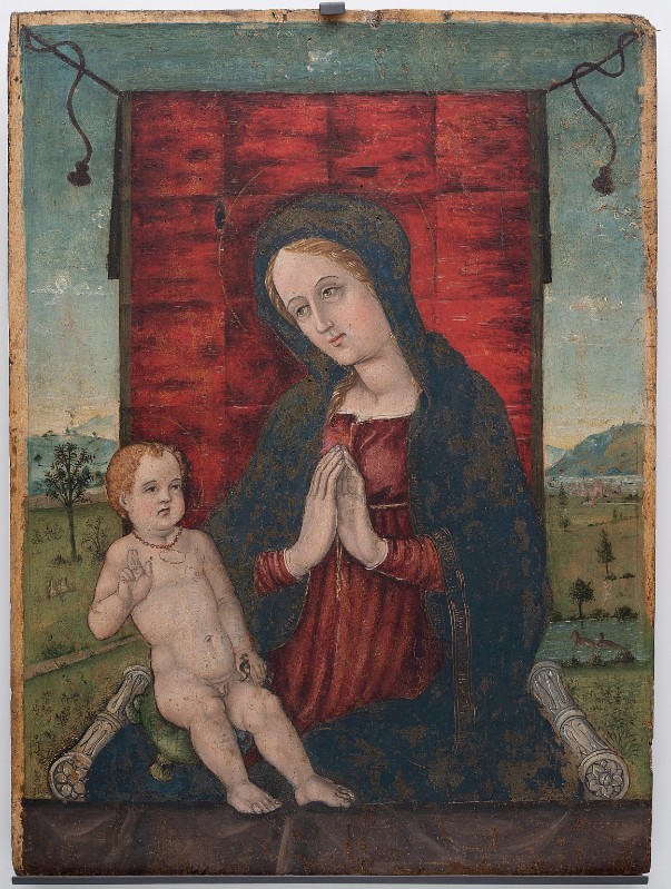 Badile A. sec. XV, Madonna con Gesù Bambino