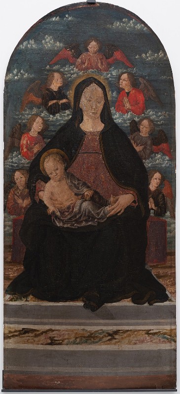Bembo B. sec. XV, Madonna con Gesù Bambino e angeli