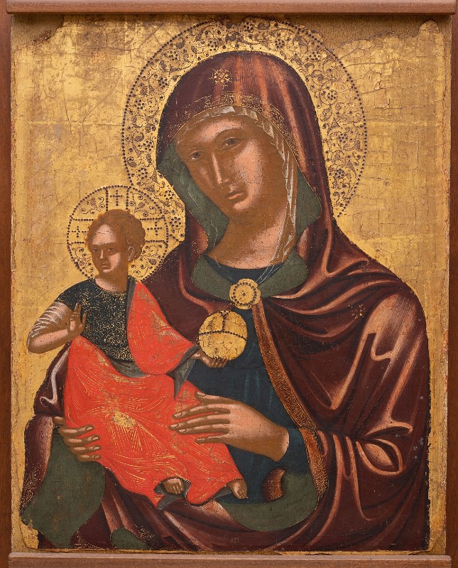 Ambito veneto cretese sec. XV, Madonna con il Bambino
