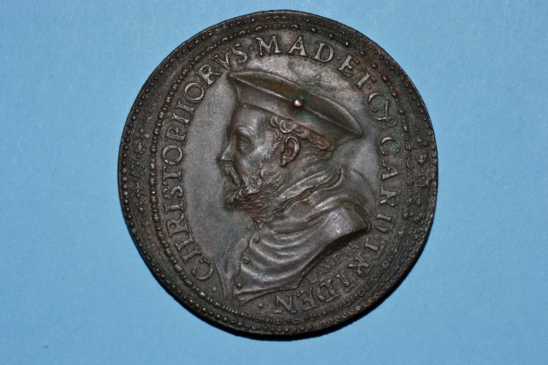 Fragni L. (1567-1578), Medaglia di Cristoforo Madruzzo
