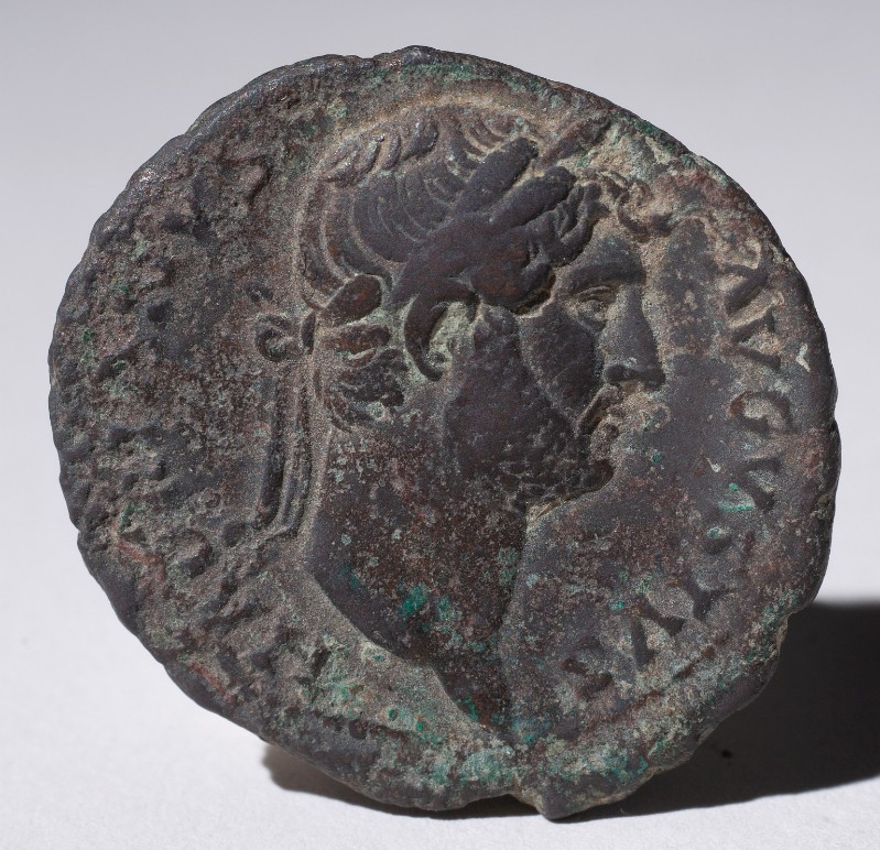 Bott. romana secc. I- V, Moneta con l'effige di Adriano