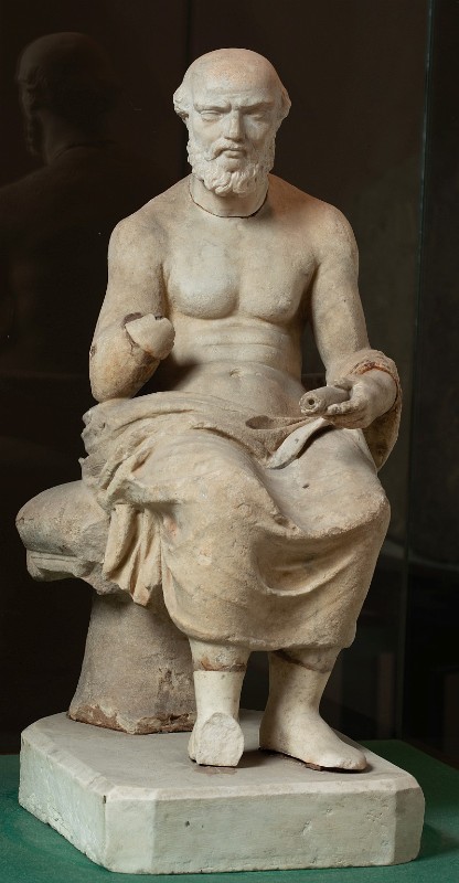 Bott. romana secc. I-V, Statua di filosofo
