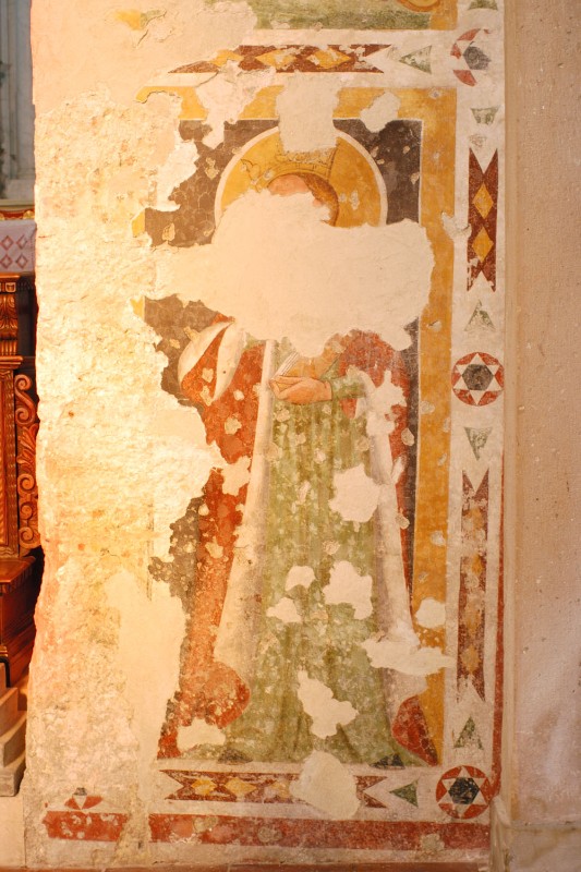 Ambito friulano sec. XIV, Santa con corona