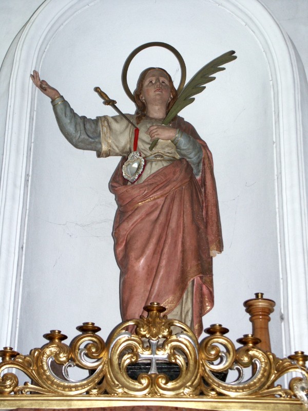 Mercenaro A. (1902), Statua di Santa Giustina