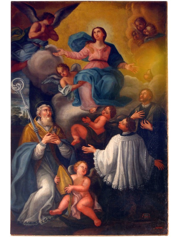 Feliciati L. sec. XVIII, Madonna assunta e Santi