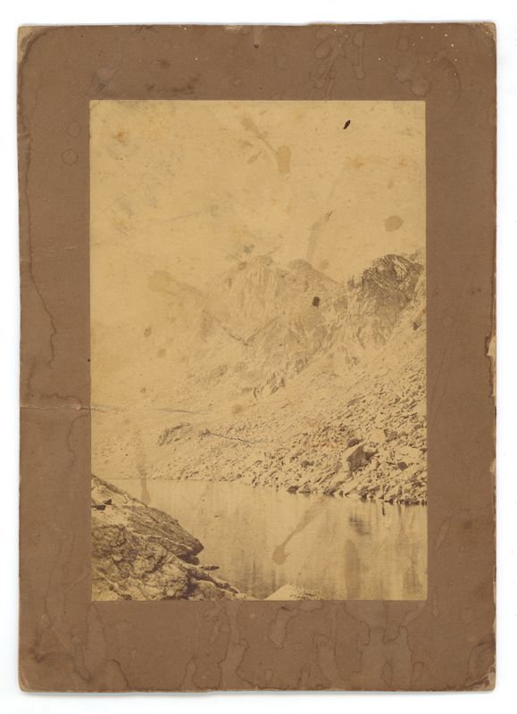 Monte Viso 3840 m. dal lago di Fiorenza 14 Agosto 1893