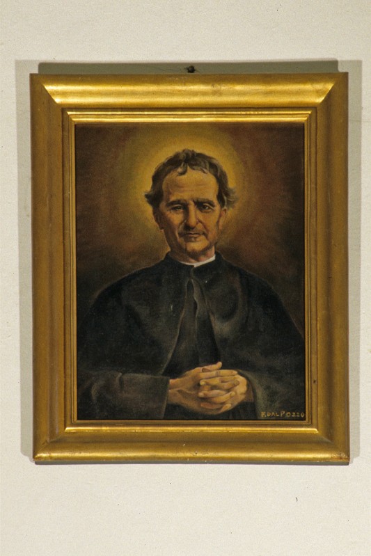 Dal Pozzo F. sec. XX, Dipinto con San Giovanni Bosco