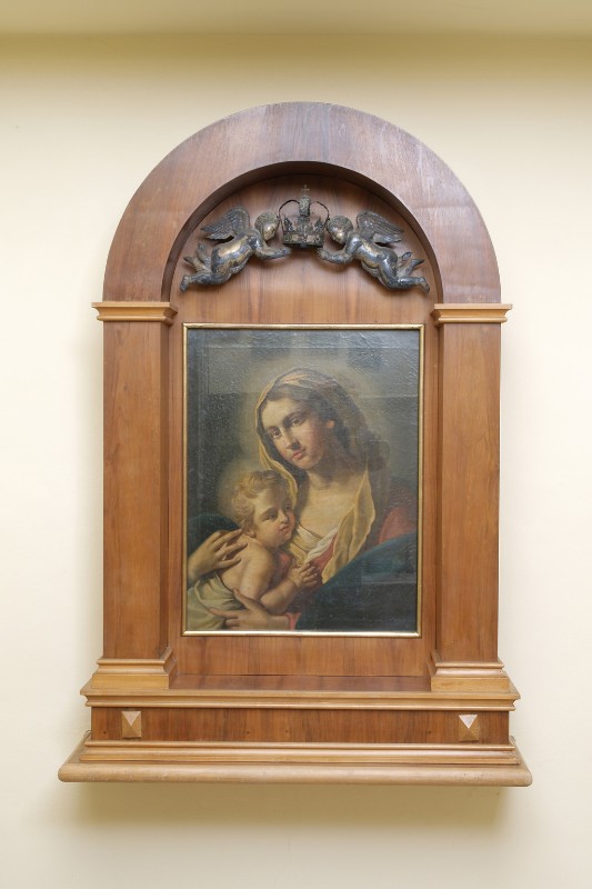 Bottega romagnola sec. XX, Ancona portatile con la Madonna e Gesù Bambino