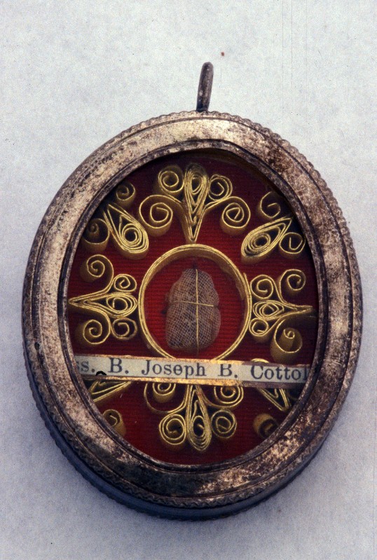 Bott. italiana sec. XX, Reliquiario di S. Giuseppe B. Cottolengo