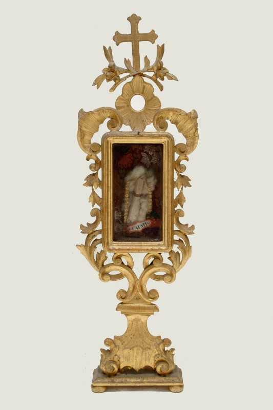 Bottega veneta sec. XIX, Reliquiario di San Fausto