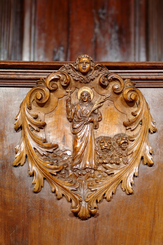 Bottega veneta sec. XVIII, Stemma di Santa Tecla del coro
