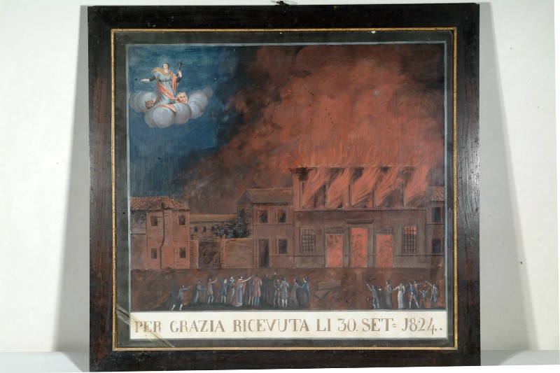 Ambito veneto (1824), Ex voto con miracolo di Santa Tecla