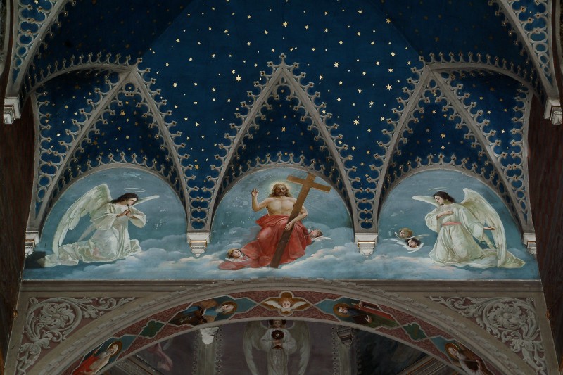 Bordin A. sec. XX, Gesù Cristo risorto tra angeli