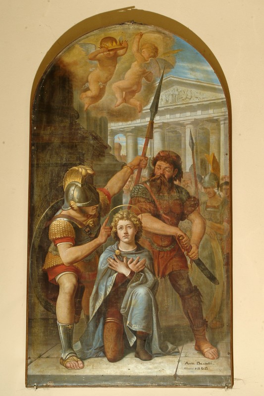 Bertolli A. (1868), Martirio di San Pancrazio
