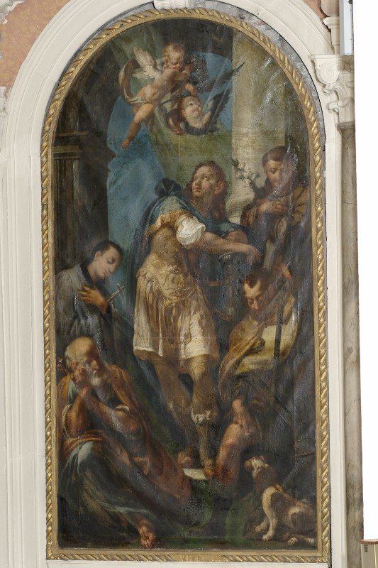 Ambito veneto sec. XVII, San Gorgonio e santi