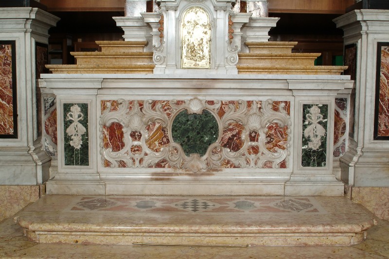 Rizzi F. - Androsi F. sec. XVIII, Paliotto dell'altare maggiore