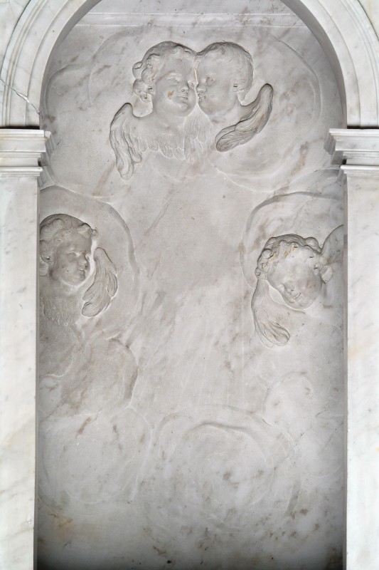 Rizzi F. - Androsi F. sec. XVIII, Quattro cherubini tra nuvole