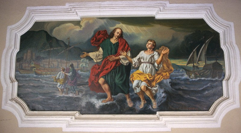 Paglione G. L. (1988), Dipinto dei Santi Nazario e Celso camminano sulle acque