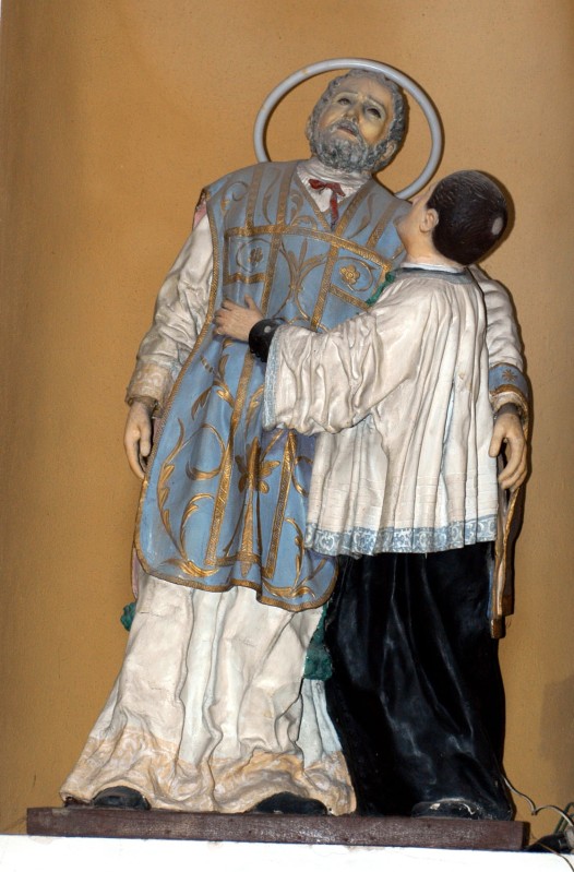 Bottega abruzzese sec. XX, Statua S. Andrea Avellino