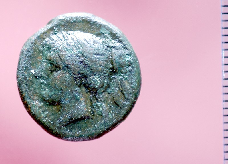 Ambito Bruttium (282-203 a. C.), Emiobolo con cornucopia