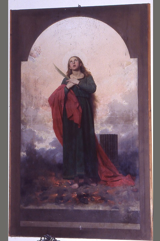 Martini S. seconda metà sec. XIX, Santa Lucia Vergine e martire