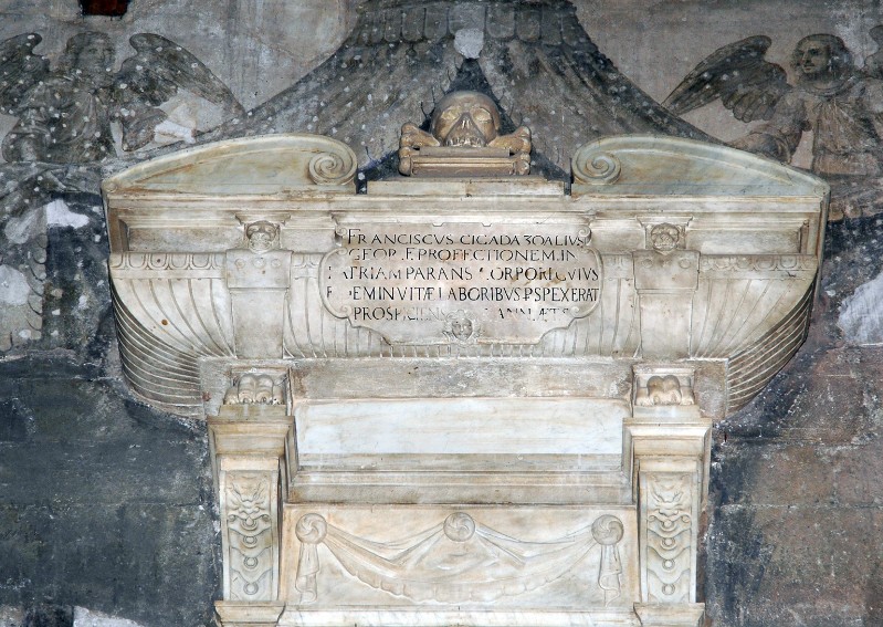 Bottega genovese sec. XVII, Monumento funebre di Francesco Cicala