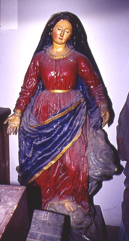 Bott. di Colombo G. metà sec. XVIII, Madonna con tunica rossa