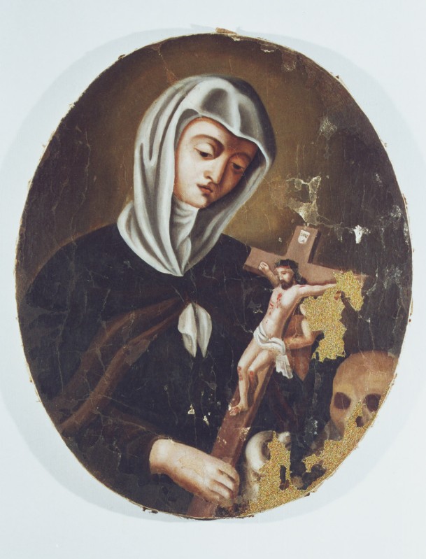 Bottega portoghese sec. XVII, Dipinto di S. Francesca Romana