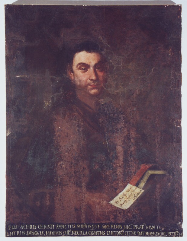 Bottega romana sec. XVIII, Ritratto del vescovo Eustachio Entreri