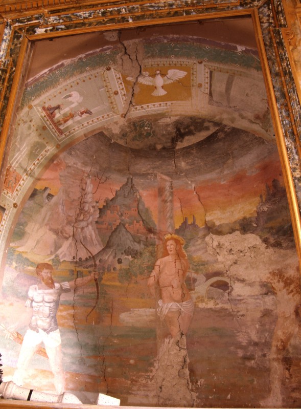 Ambito romano sec. XVII, Martirio di San Sebastiano