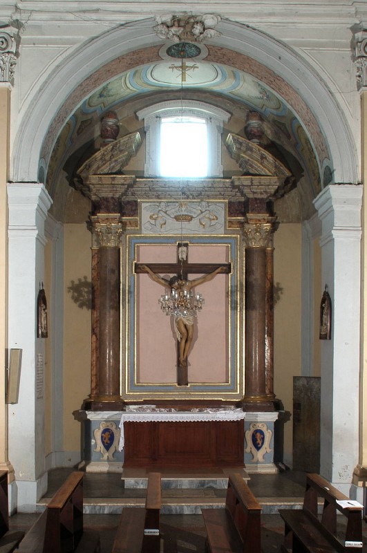 Maestranze laziali seconda metà sec. XVII, Altare del Santissimo Crocifisso