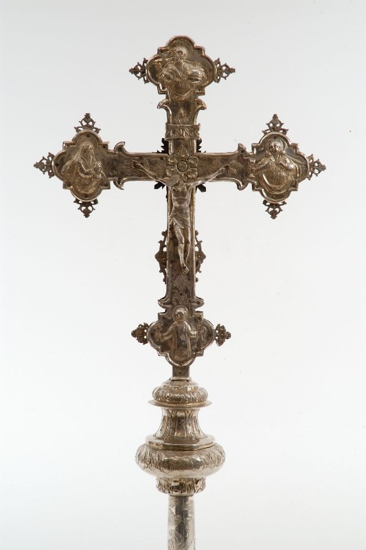 Bottega veneziana sec. XVIII, Croce astile